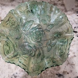 Beautiful green antique dish